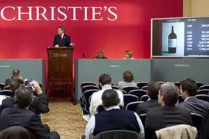 Una botella de vino de récord