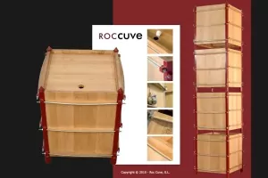 Roc Cuve, la barrica “cuadrada” se presenta a la Asociación de Enólogos de Castilla La Mancha