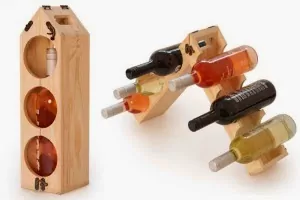 PackRack, una caja de vino que se convierte en botellero