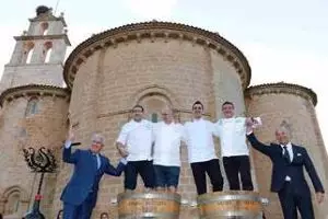 Pedro Subijana, Dani García, Andoni Luis Aduriz y Marc Segarra en los 25 años de Abadía Retuerta