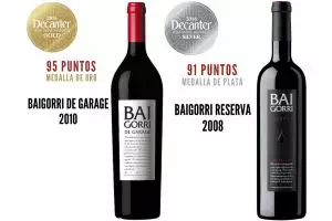 Dos premios «Decanter» para los vinos Baigorri