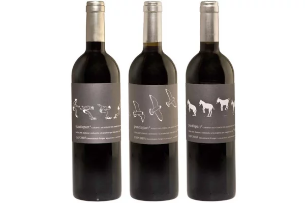 Un cortometraje de cine en la etiqueta de vino