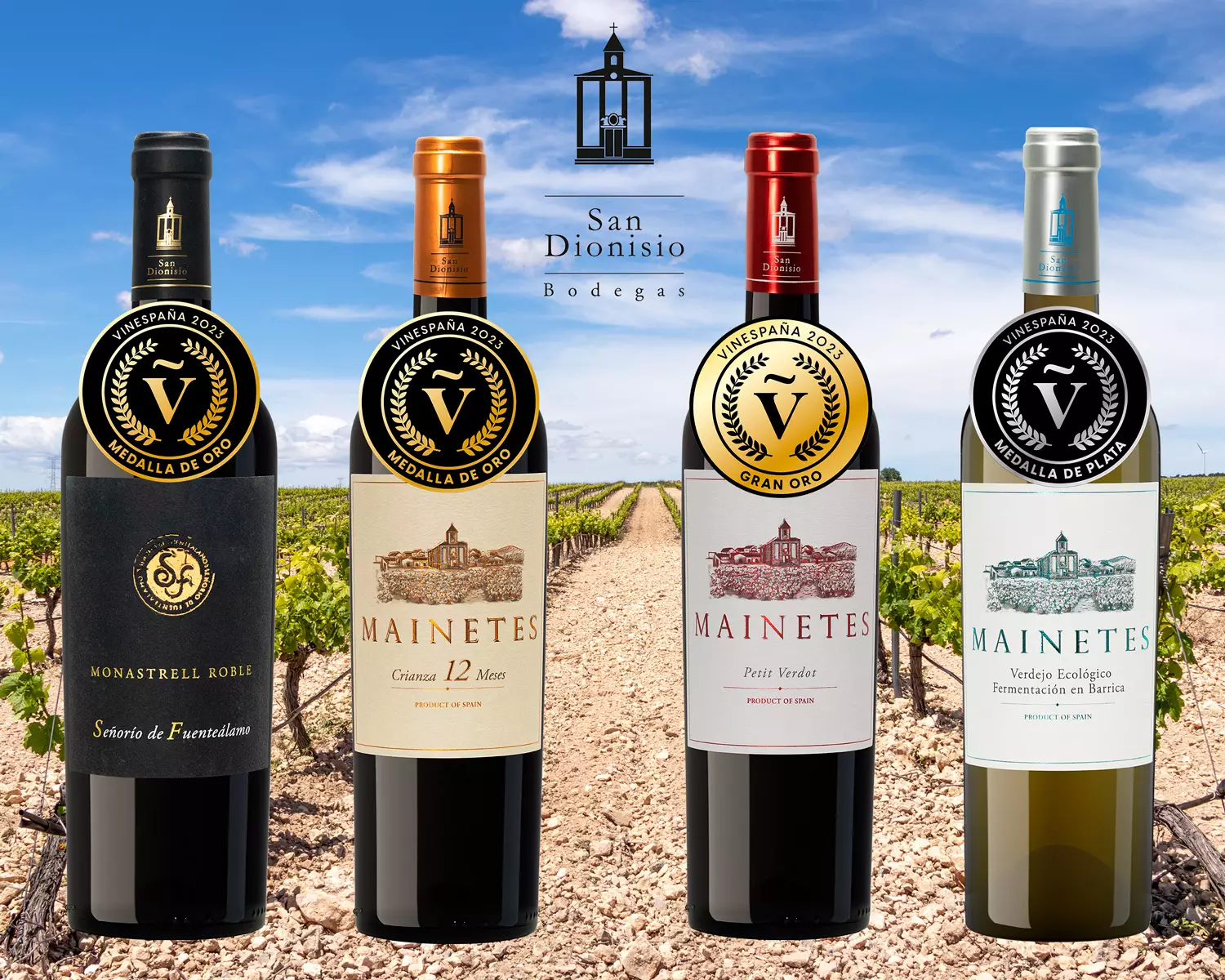 San Dionisio arrasa en VINESPAÑA y premios Zarcillo